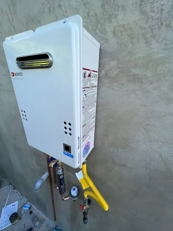 Tankless water heater installation for Kylawn homes